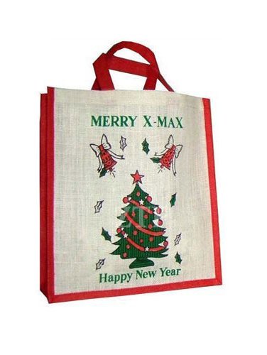 Jute Christmas Bags