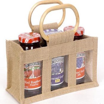 Jute Designer Jar Bags