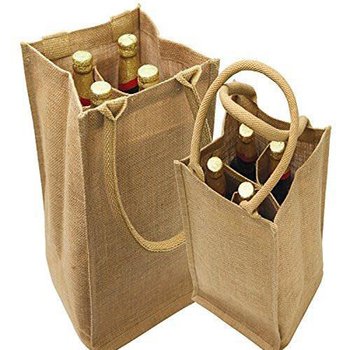 Jute Wine Bags