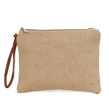 Jute Cosmetic Bags